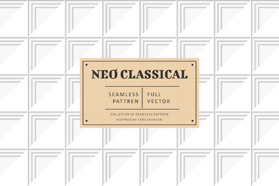 新古典无缝图案 (AI,EPS,JPG,PNG,PSD,SVG)