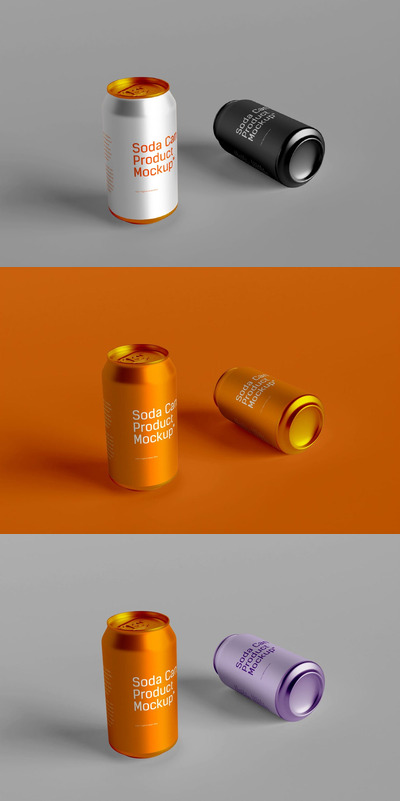 两个汽水罐样机 (PSD)