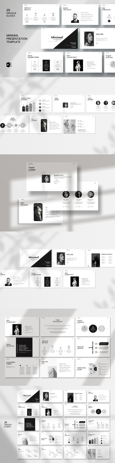 极简演示 PPT模版 (PPT)