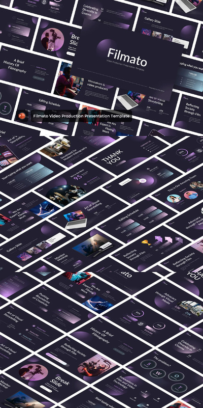 视频制作 PPT模版 (PPTX)