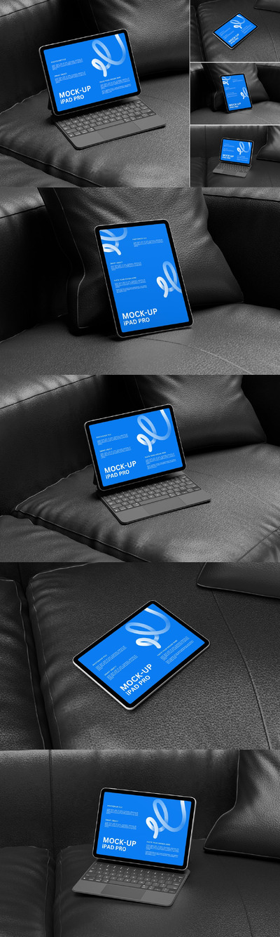 iPad Pro 样机 (PSD,PDF)