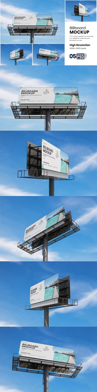 广告牌样机 (PSD)
