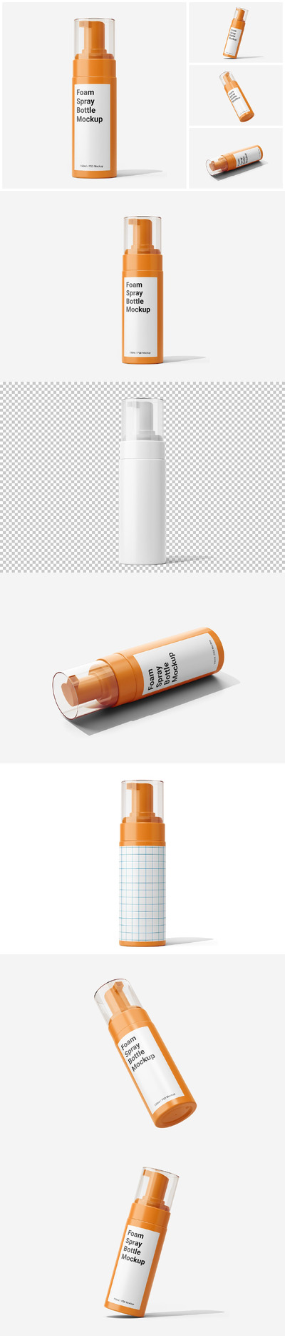 150ml 泡沫喷雾瓶样机 Vol.1 (PSD)