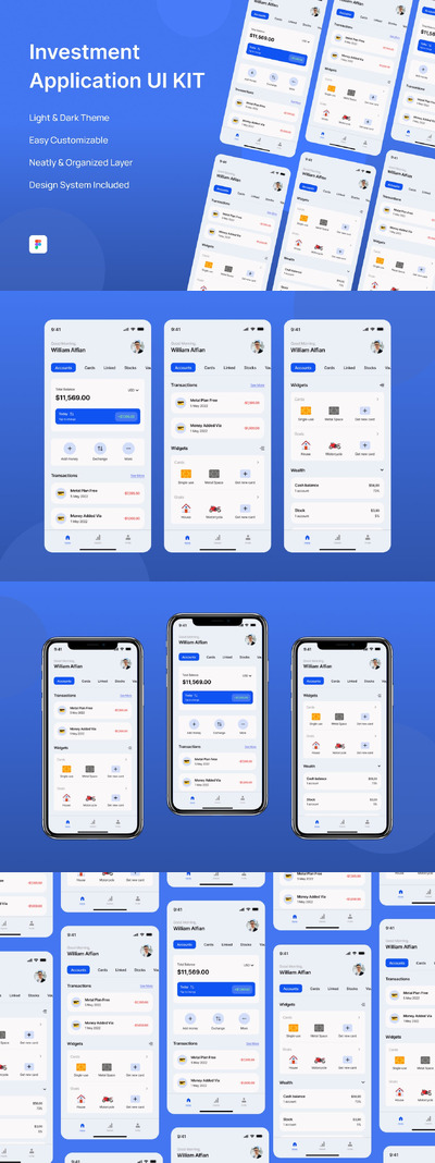 区块链主屏幕 APP UI KIT (FIG)