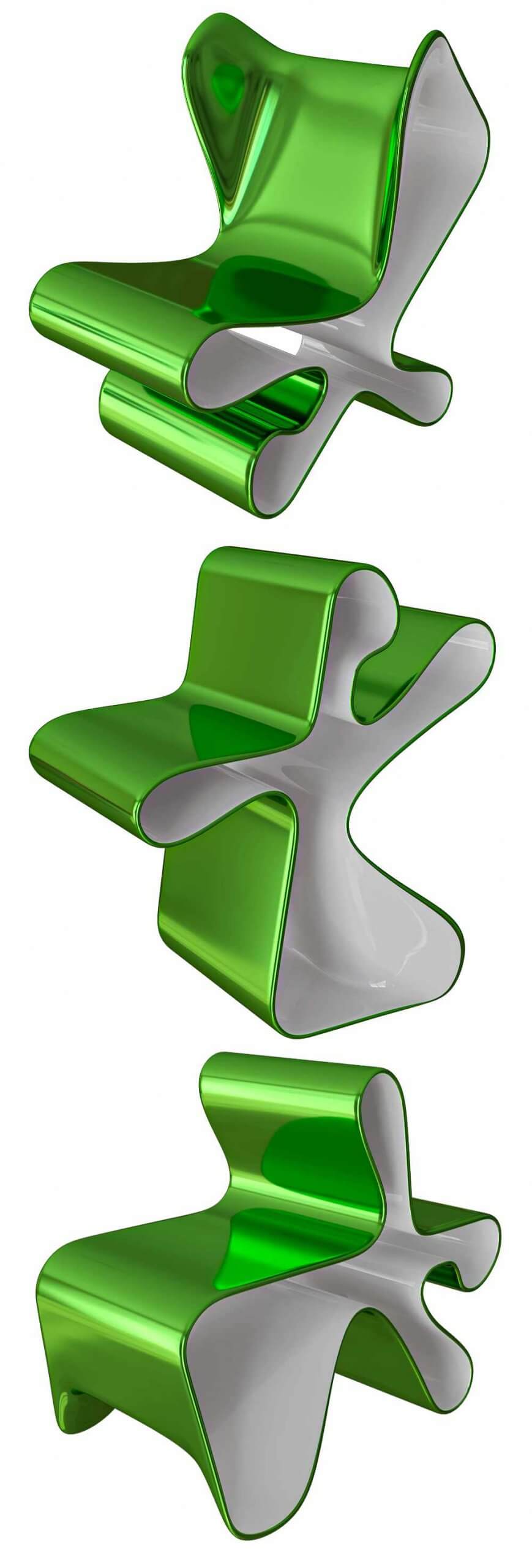 Mavimatt METAMORFOSI茶几 椅子 书架多用途家具3D模型（OBJ,FBX,MAX）