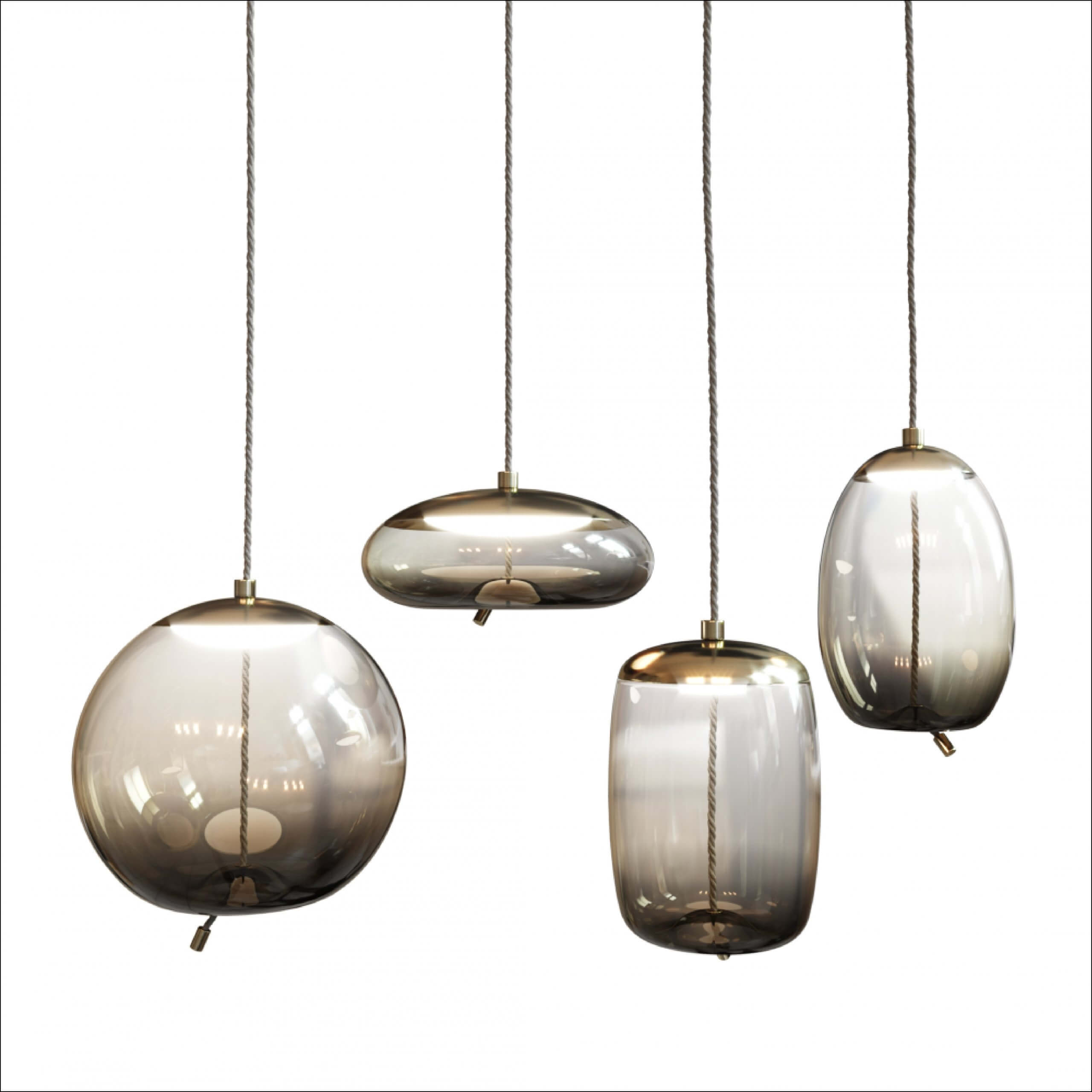 BROKIS KNOT玻璃吊灯3D模型（FBX,MAX）