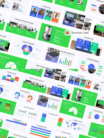 商业计划案例 PPT模版 (PPTX)