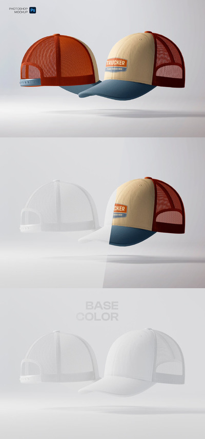 卡车司机帽样机 (PSD)