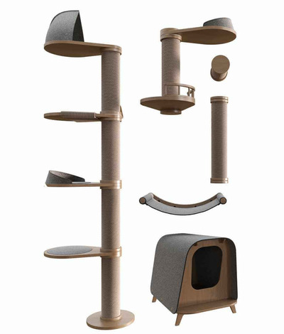 Catsby Family猫爬架 猫屋3D模型（OBJ,FBX,MAX）