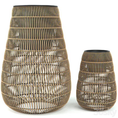 柳编花篮3D模型（FBX,MAX）