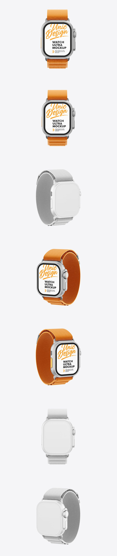 Apple Watch  Ultra 样机 (PSD)