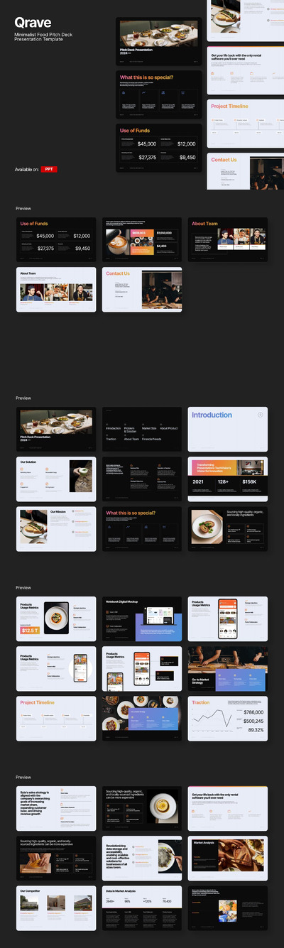 极简宣传演示文稿 PPT模板 (PPTX)