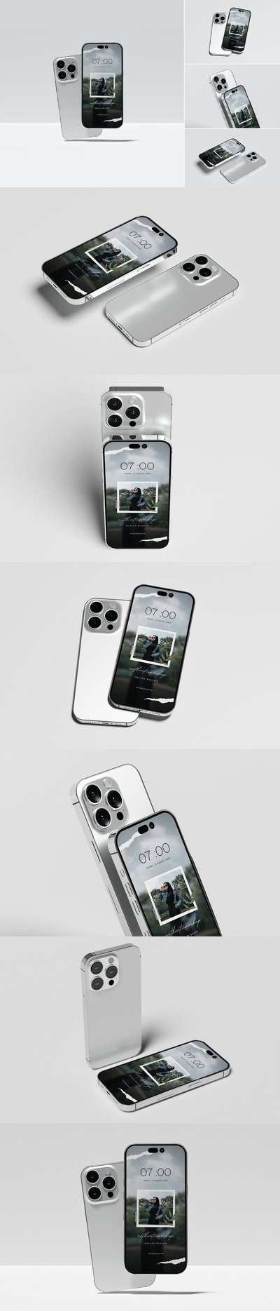 iPhone 14 Pro 手机样机 V.2（PSD、PDF）