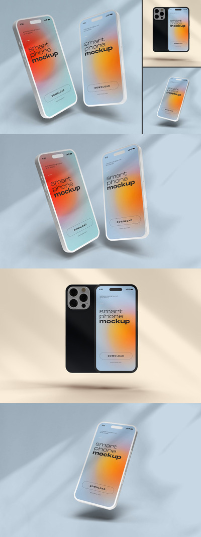 iPhone 14 Pro 手机样机（PSD）