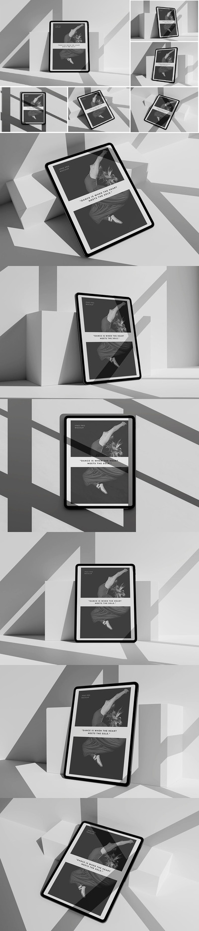 iPad Pro 手机样机（PSD、PDF）