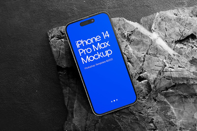 iPhone 14 Pro Max 手机样机 v1 (PSD)