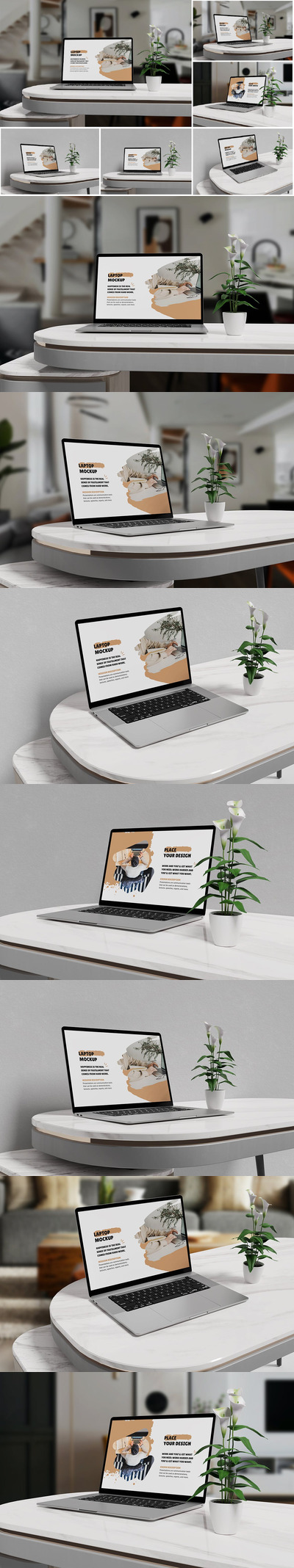 笔记本电脑模型 V.2 (PSD)