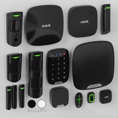 Ajax安全警报系统3D模型（OBJ,MAX）