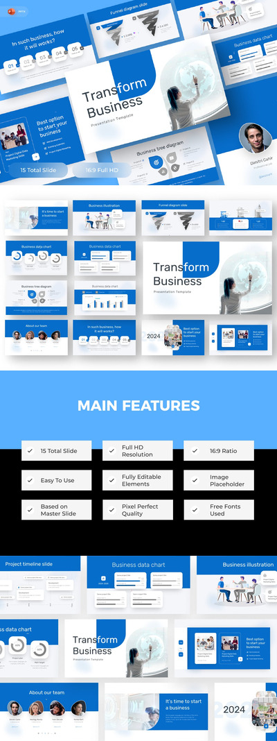 商业项目PPT模版 (PPTX)