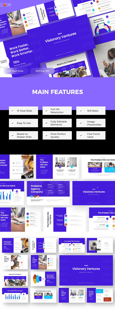 商业展示 PPT模版 (PPTX)