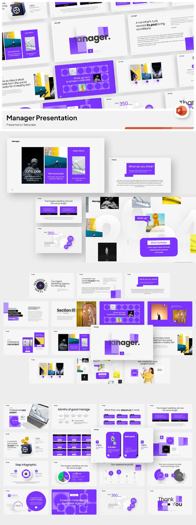 业务经理 PPT模版 (PPTX)