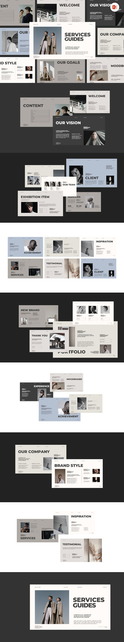 服务指南 PPT模版 (PPT,PPTX)