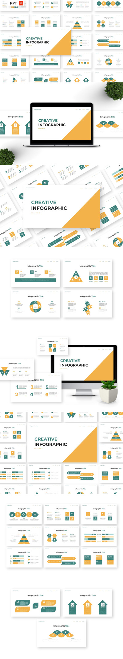 创意信息图PPT模版 (PPTX)