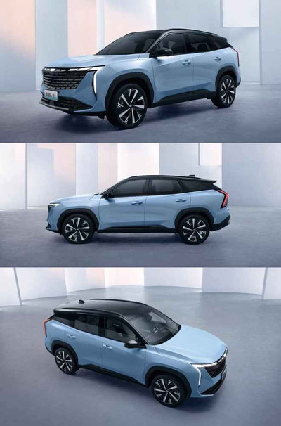 吉利博越Geely Boyue L SUV汽车3D模型（OBJ,FBX,MAX）