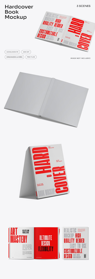 书籍样机 (PSD)