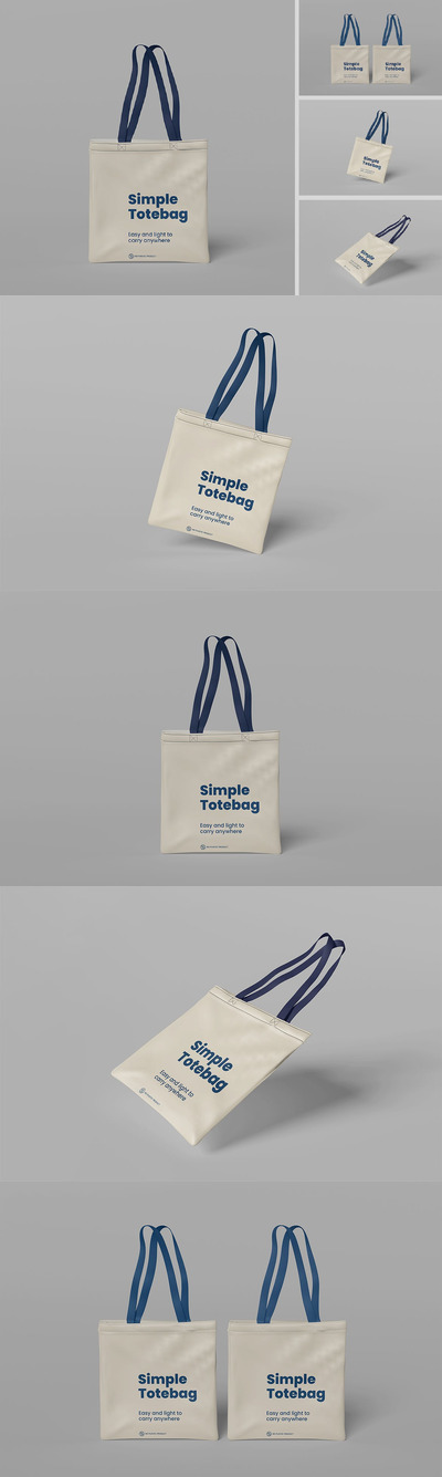 手提袋样机 (PSD,PDF)
