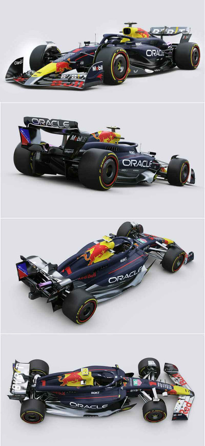 2024 F1 RedBull RB-20赛车3D模型（BLEND,FBX）