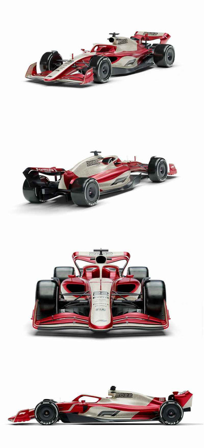 2022 F1 Prototype赛车3D模型（BLEND,MAX）