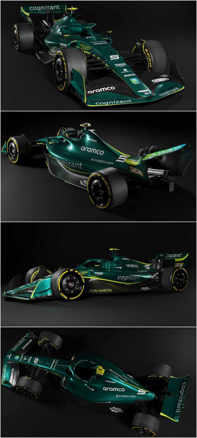 2022 F1 Aston Martin Livery赛车3D模型（BLEND,MAX）
