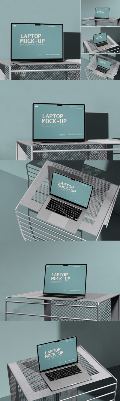 MacBook 电脑样机 (PSD,PDF)
