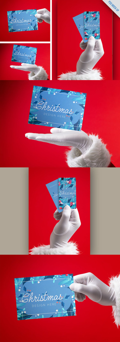 圣诞老人与文具样机 (PSD)