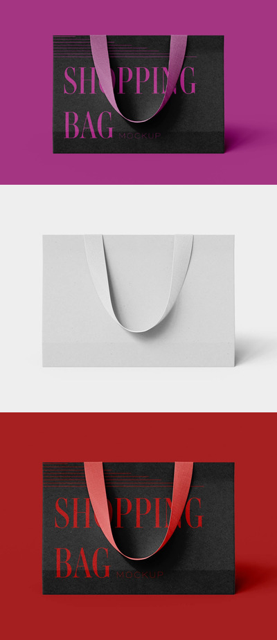 购物袋样机 (PSD)