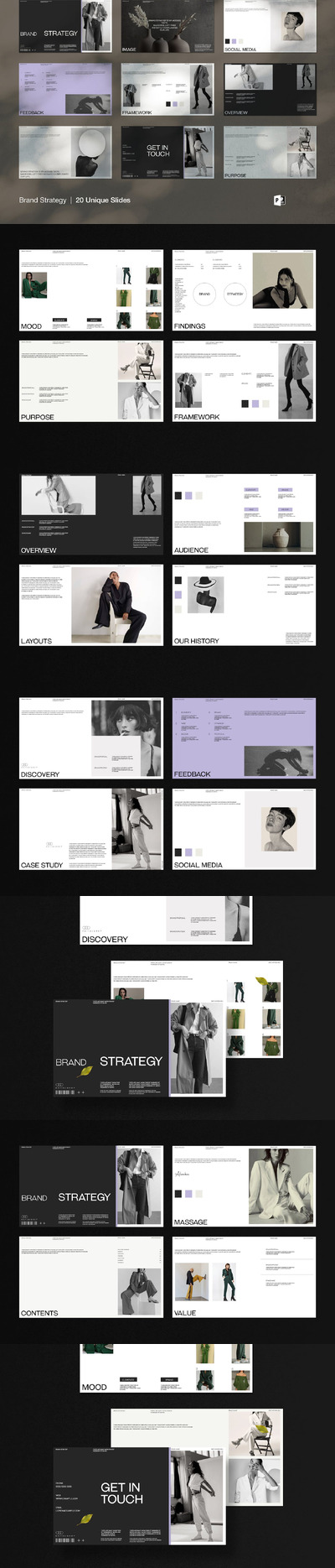 品牌战略演示模板 (PPTX)