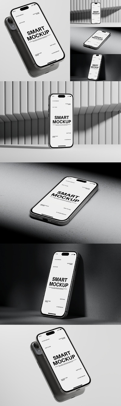 iPhone手机样机  (PSD)