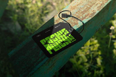 自然吊牌样机 (PSD)