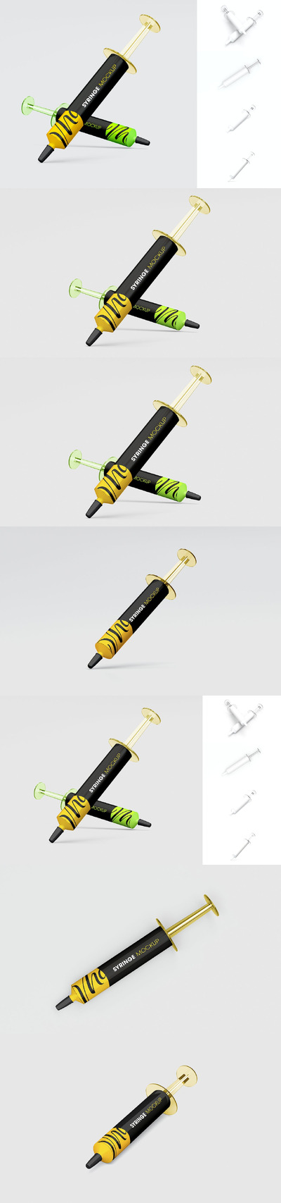 注射器（电脑硅脂）样机套装 (PSD)