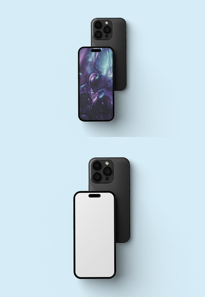 iPhone 14 手机样机 (PSD,PDF)