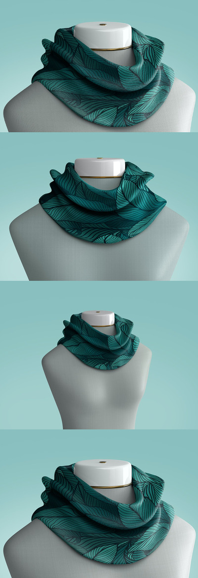 织物围巾样机 （PSD） (PSD)