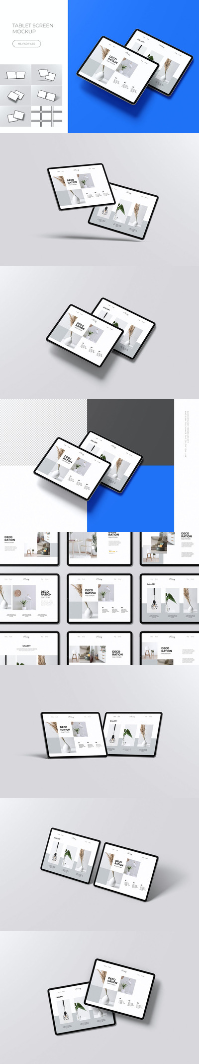 平板电脑屏幕样机（PSD） (PSD)