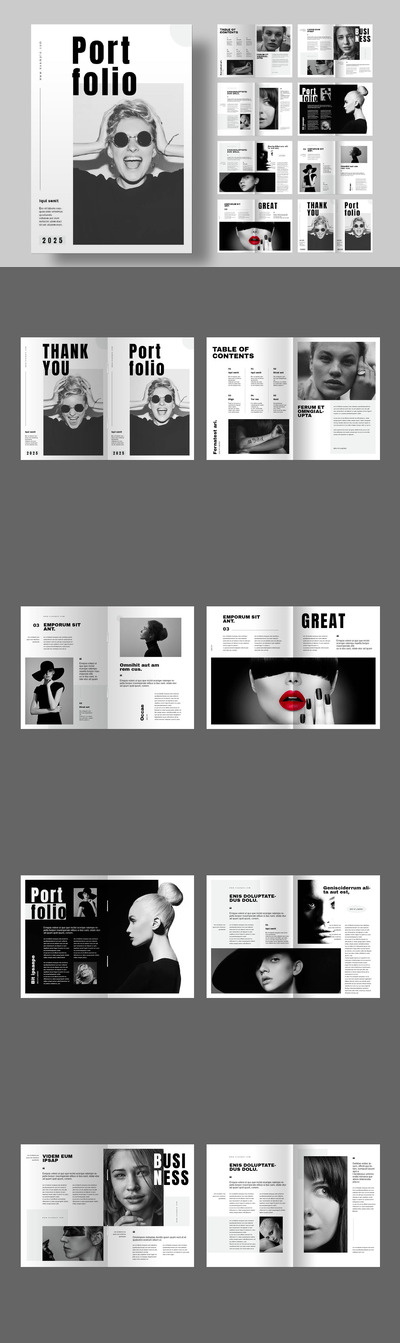 作品集杂志 (INDD)