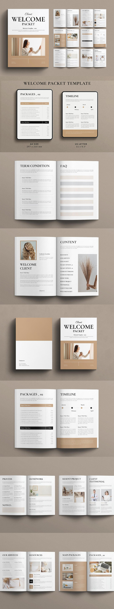 产品&服务介绍画册杂志模板 (INDD)