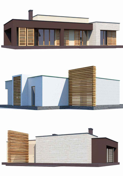 现代房屋 住宅 建筑3D模型（FBX,MAX）