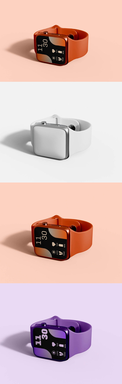 数字智能手表屏幕样机（PSD） (PSD)