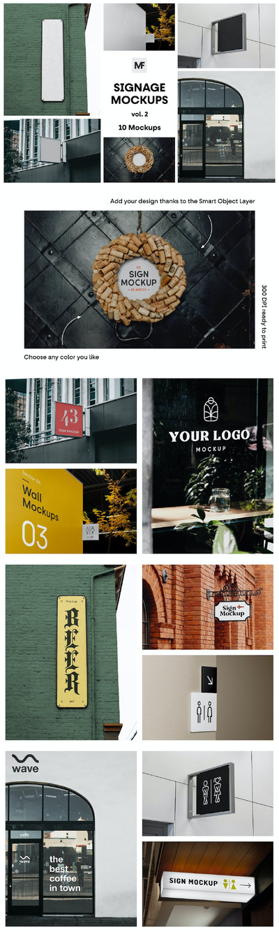 标牌模型 vol.02 - 广告（PSD） (PSD)