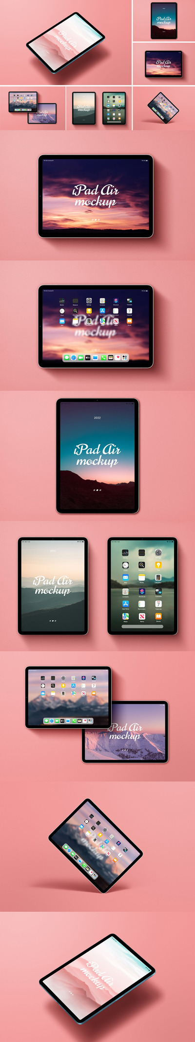 iPad air 平板样机 (PSD)