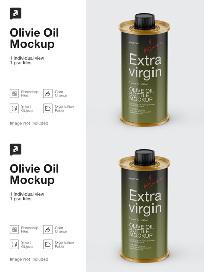 橄榄油金属瓶样机 (PSD)